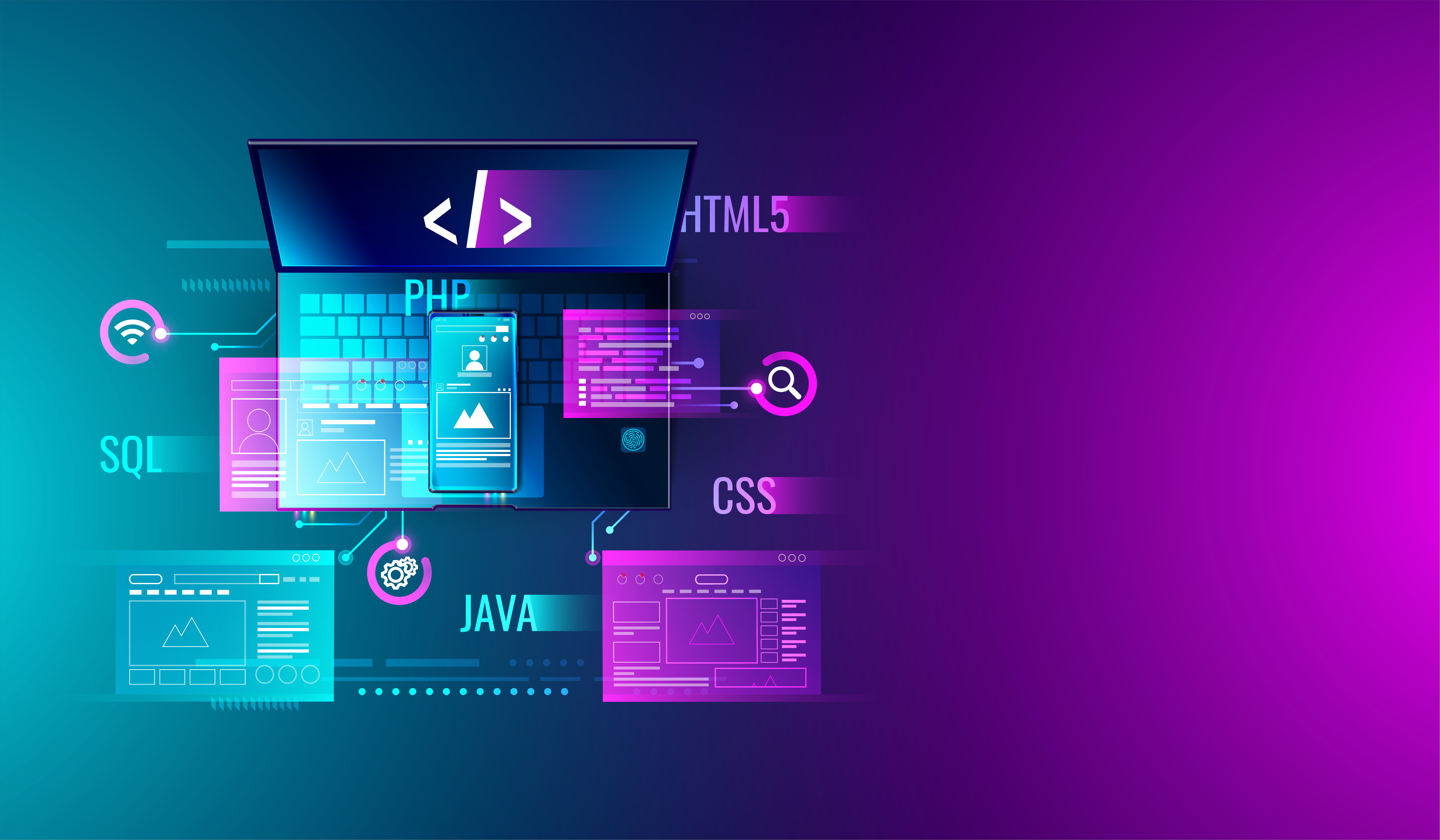 web developer and graphic designer image
